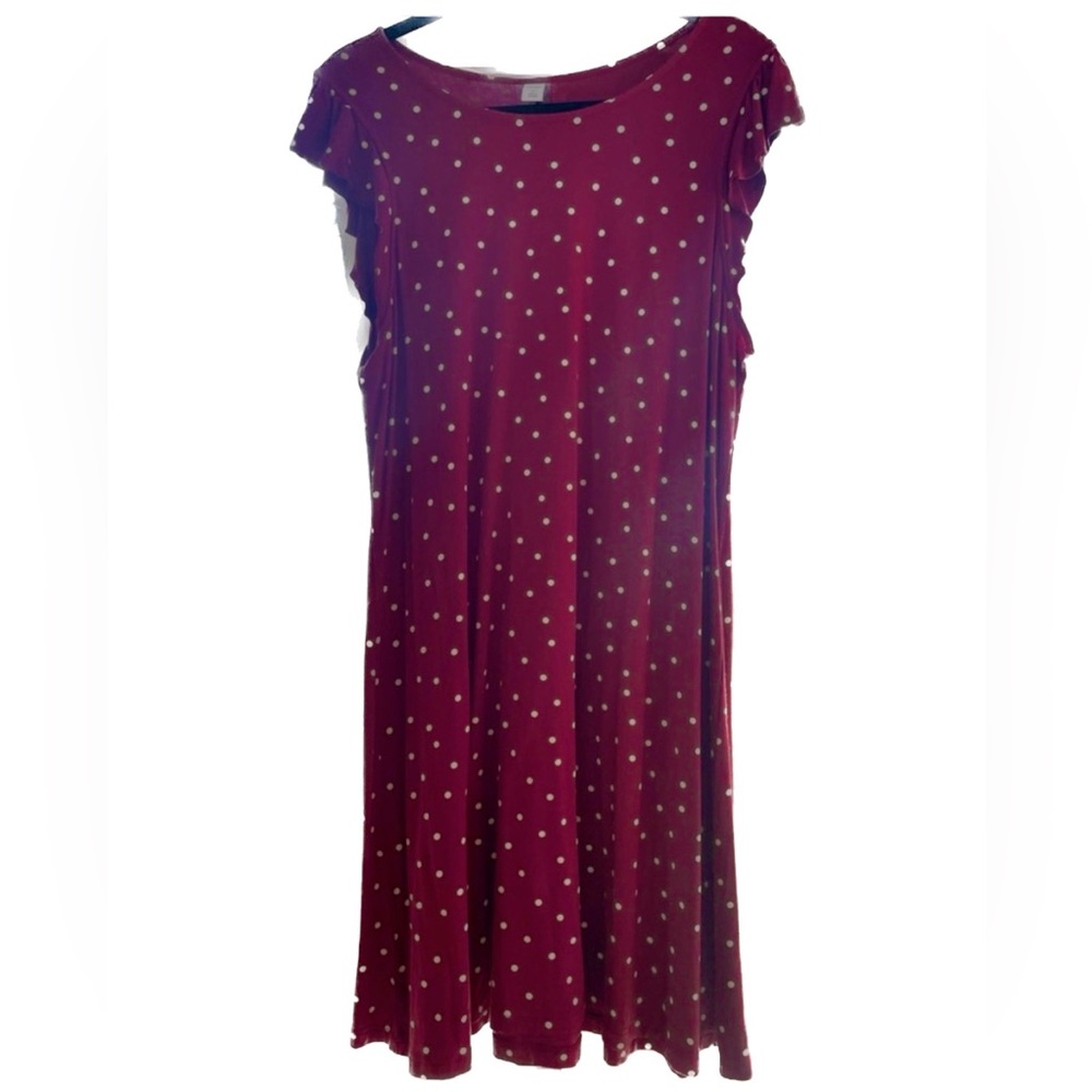 RED POLKA DOT DRESS